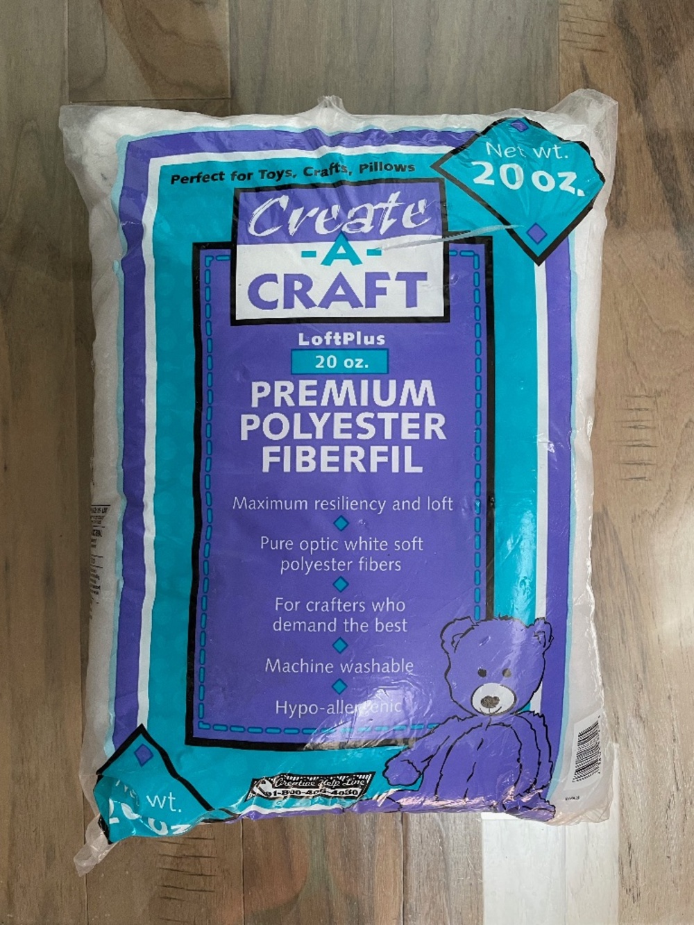 20-Ounce Bag of Premium Polyester Fiberfill Stuffing